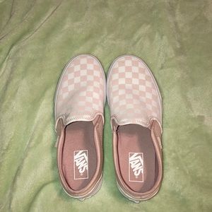 Woman’s size 8 Vans Checkerboard Shoes .